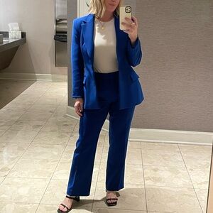 Blue Zara pantsuit